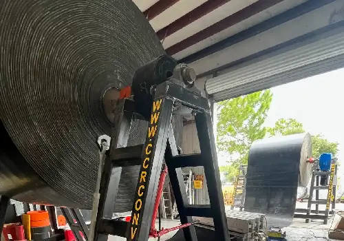 A roll of fresh rubber for conveyor belts, used for Conveyor Belt Repair in Dade City FL